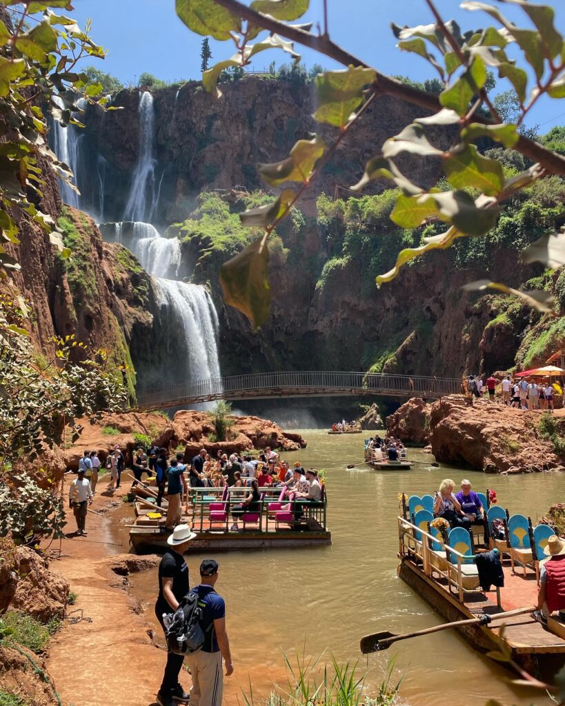 day trip from marrakech to ouzoud waterfalls