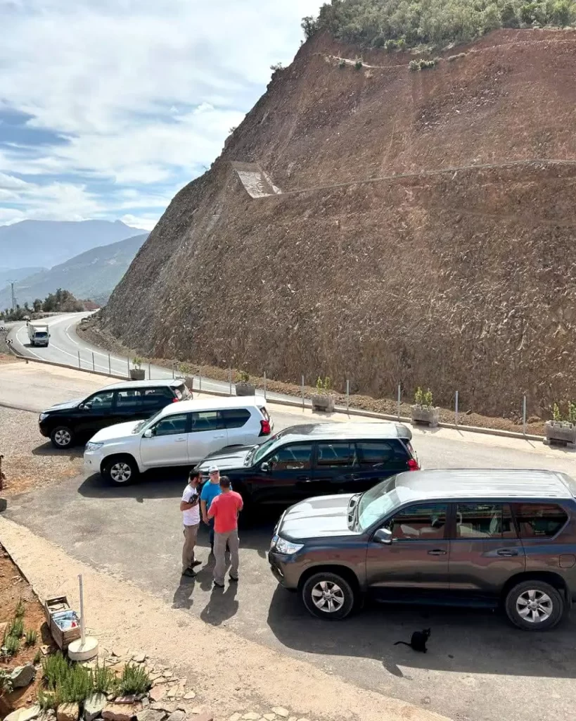 Atlas Mountains Morocco beautiful road to Sahara Desert
