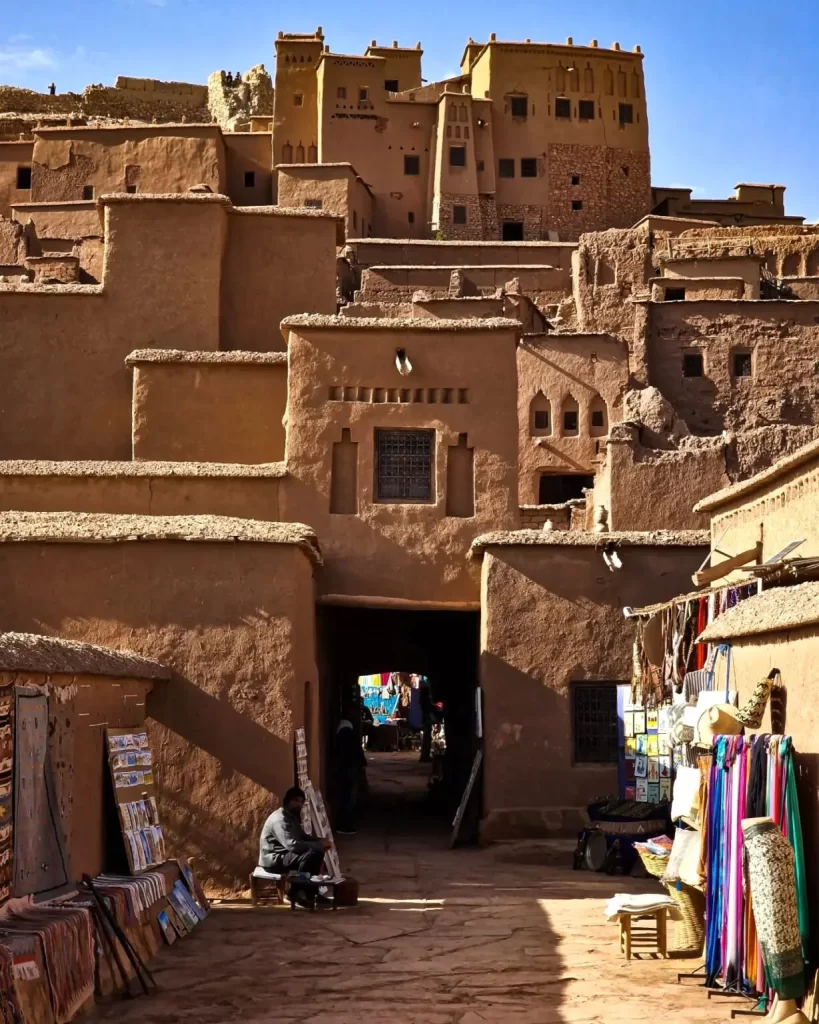 Ait Ben Haddou Kasbah, a historic UNESCO World Heritage site Ouarzazate, Morocco