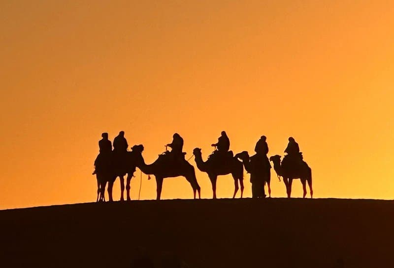 3 days tour from Fes to Marrakech camel ride