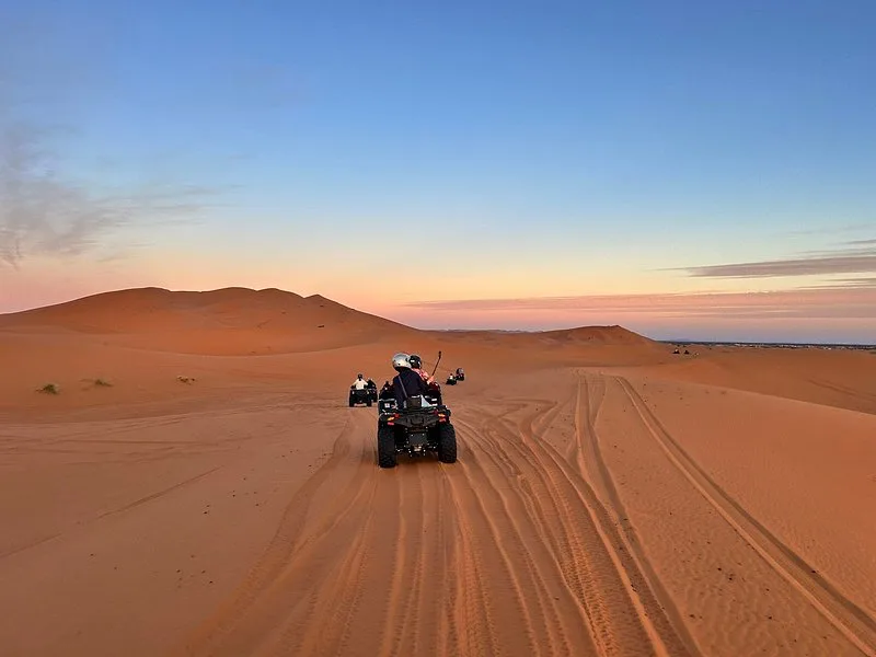 Atv activities in the Sahara Desert Morocco.