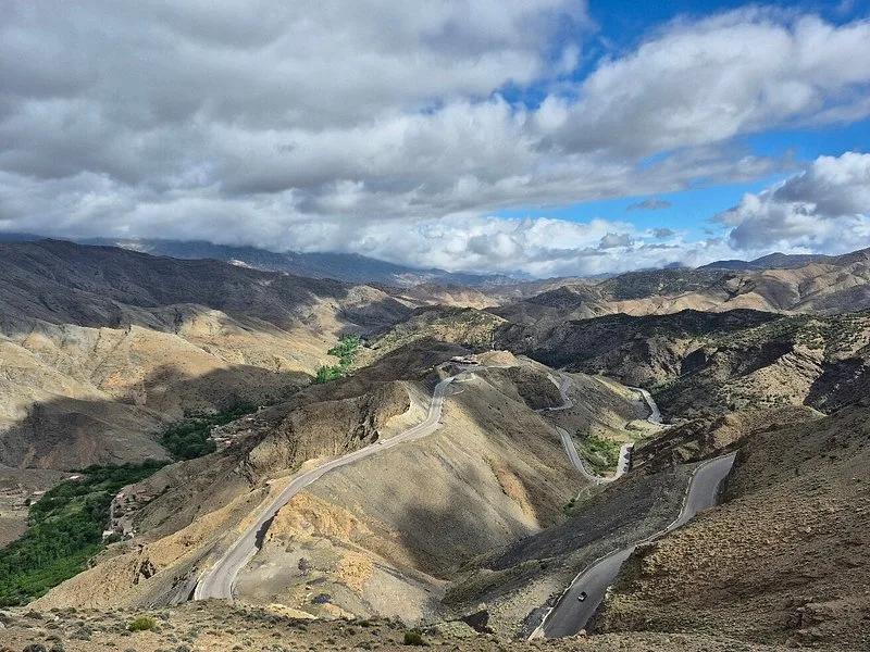 The High Atlas Mountains Morocco