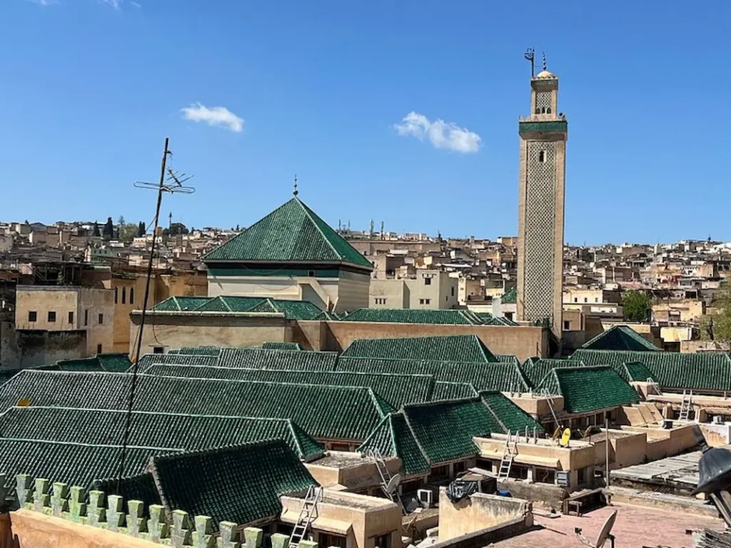 Historic Medina of Fes Morocco with traditional architecture