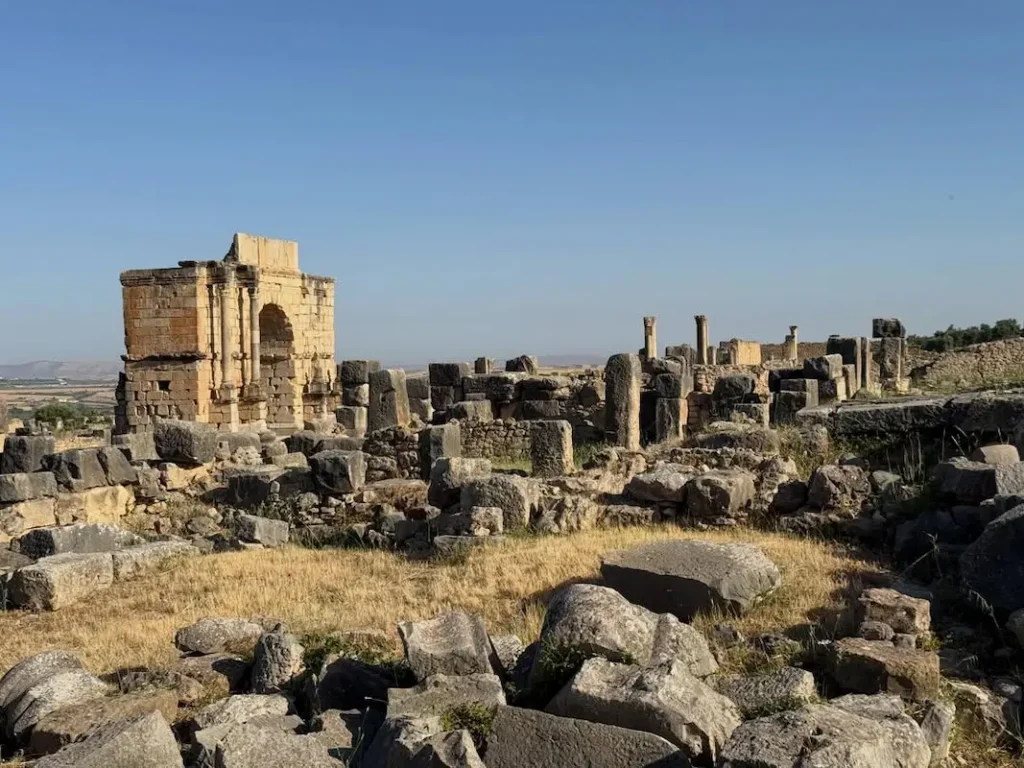 Volubilis, Roman ruins Meknes city Morocco