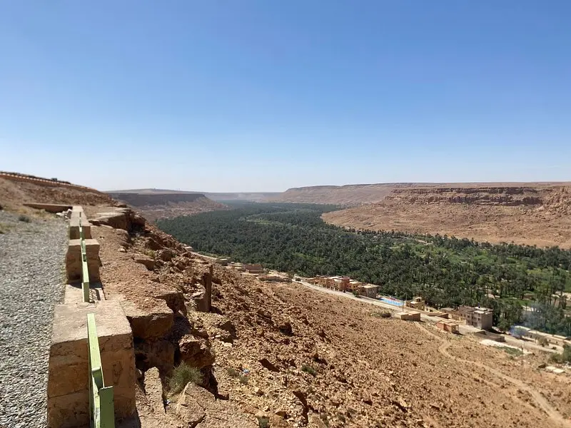 Ziz Valley in the Sahara Desert