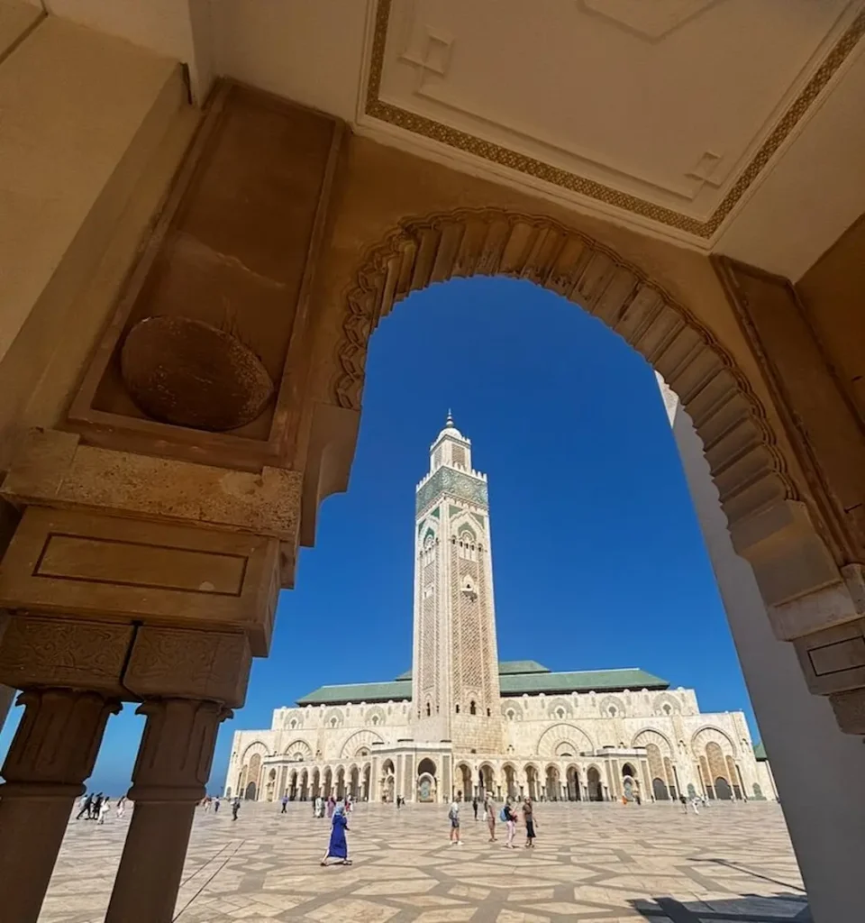 Hassan 2 mosque in Casablanca, Morocco.