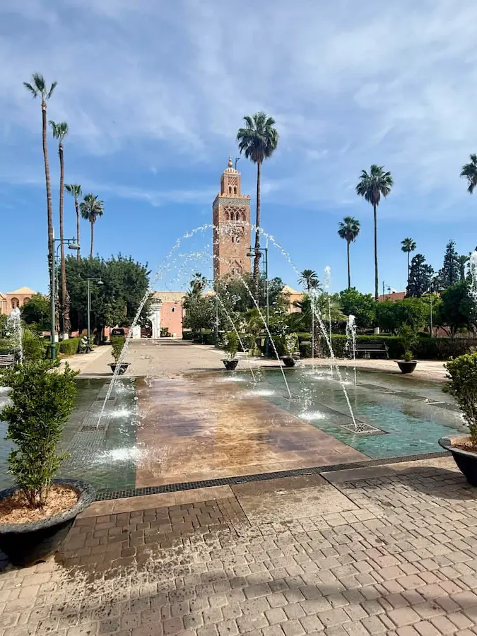 Koutoubia Mosque in Marrakech City, Morocco