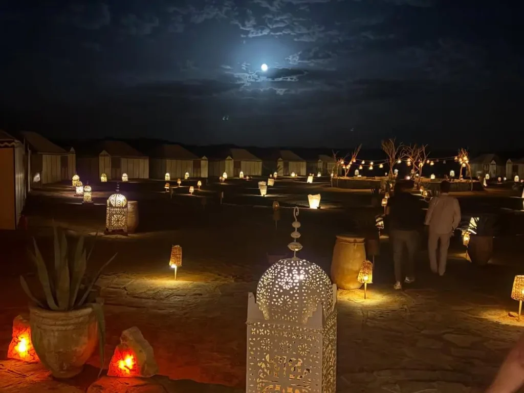 Luxury desert camp in Merzouga Desert